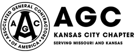 AGC Kansas City Chapter horizontal black logo