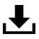 Download arrow icon in black